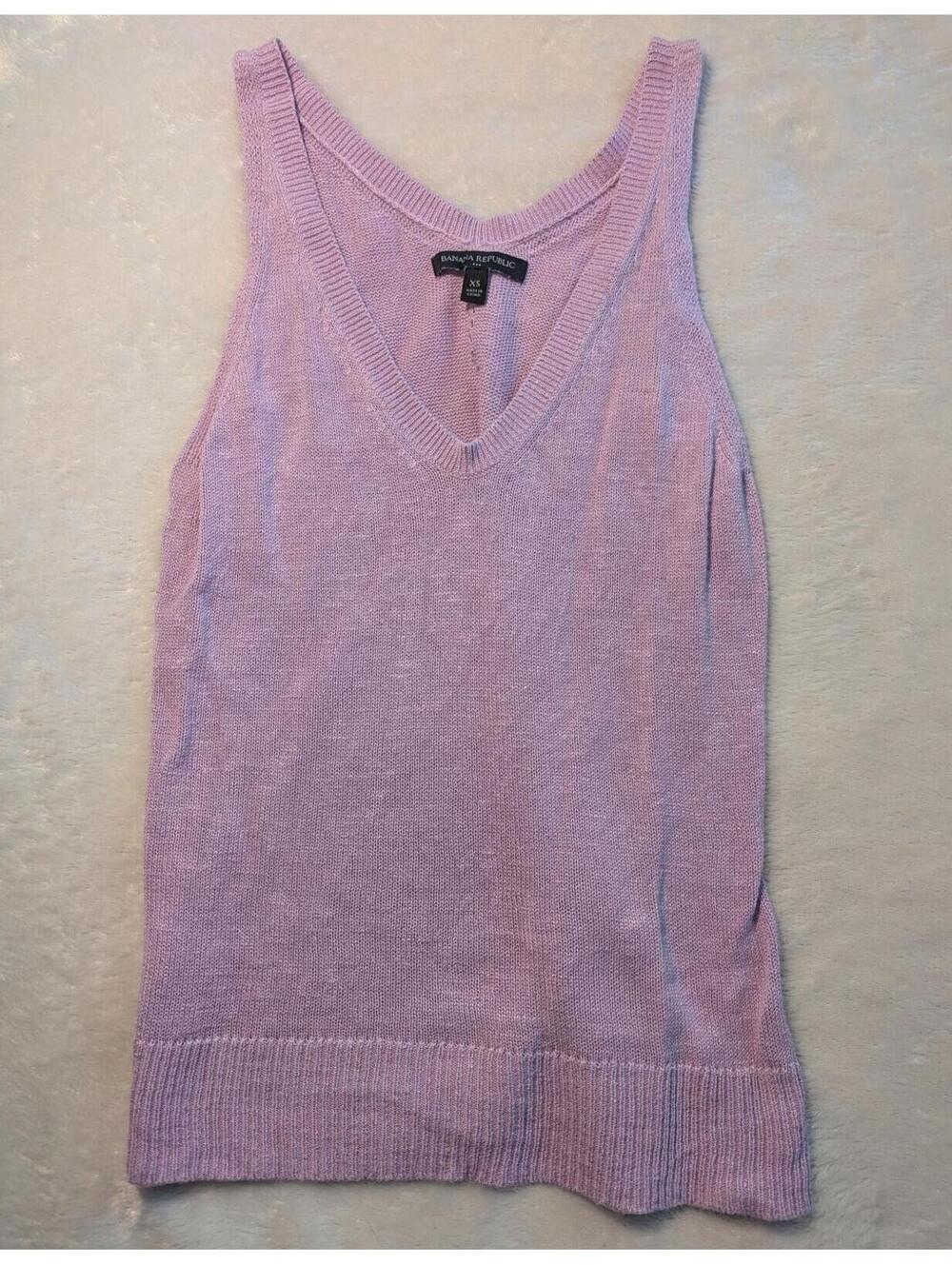 Banana Republic Lavender Knit Tank Top XS